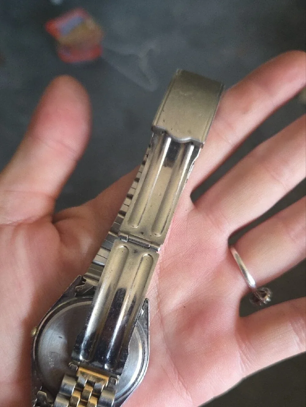 Lorus Two-Tone Day-Date Quartz Watch - Silver & Gold - Picture 3 of 7